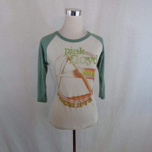 Pink Floyd Other - PINK FLOYD 1973 Tour Raglan Shirt sz L teens